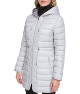 Hooded Packable Anorak with Contrast Lining